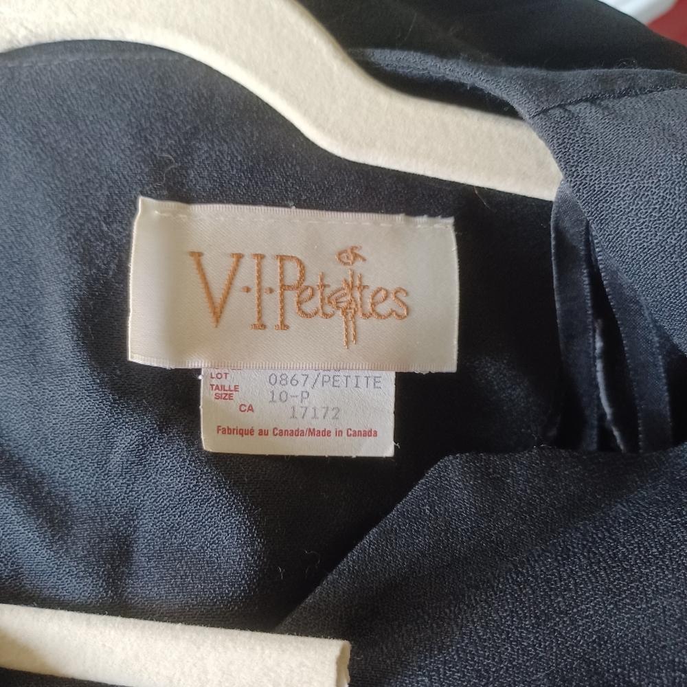 Vintage Black Mini Dress - Picture 2 of 4
